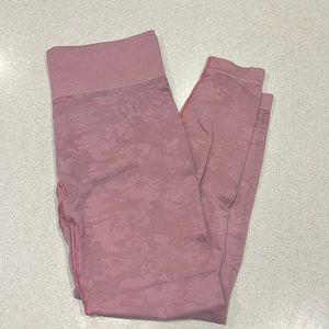 Pink Camo Gymshark Leggings